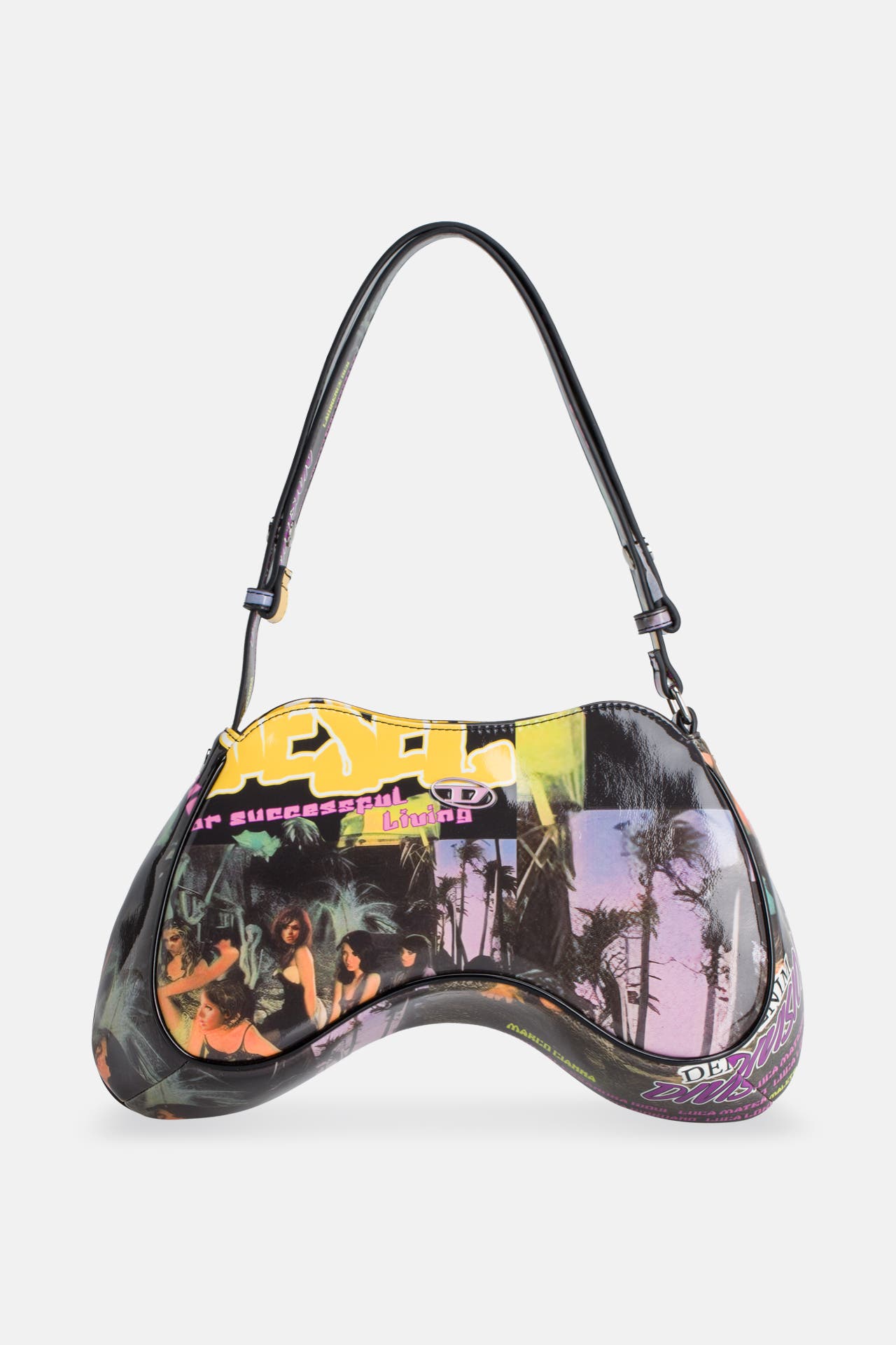 DIESEL Schultertasche 'Play Play' gemustert, Bild 1