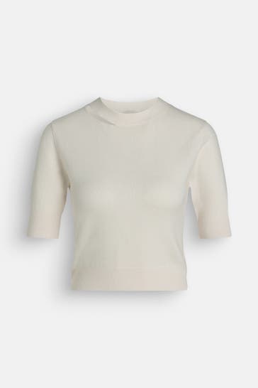 TED BAKER Strickshirt 'Georgha' ecru