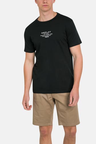 REPLAY T-Shirt schwarz