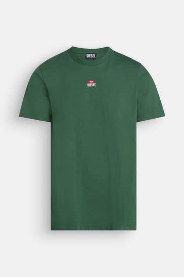 DIESEL T-Shirt dunkelgrün