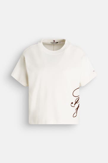 TOMMY HILFIGER T-Shirt ecru
