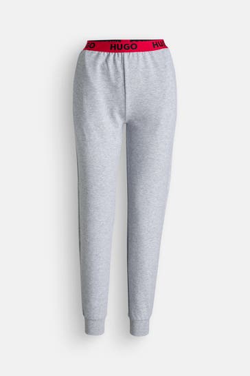 HUGO Loungehose hellgrau