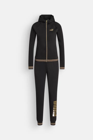 PUMA - Trainingsanzug schwarz