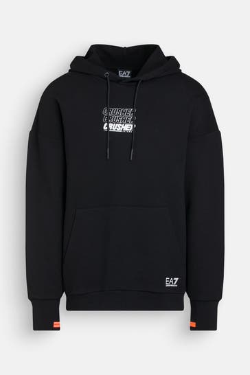 EA7 Hoodie schwarz