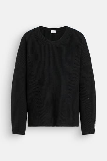 SPORTALM Wollmixpullover schwarz