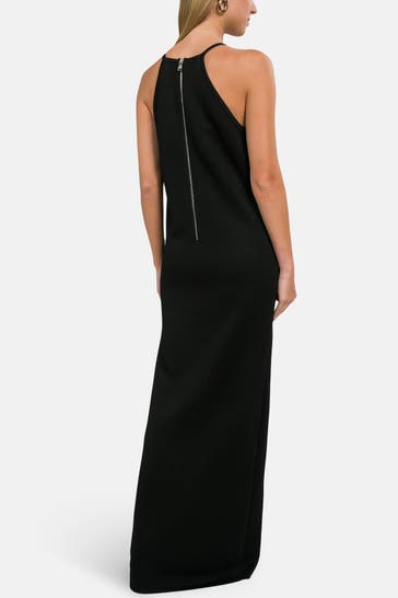 BALMAIN Maxikleid schwarz