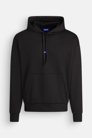 HUGO BLUE Hoodie 'Nalonso' schwarz