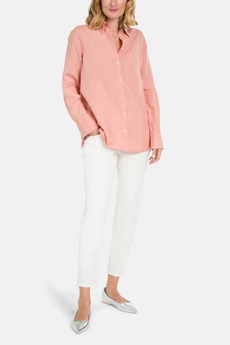 MARC O'POLO Leinenbluse koralle