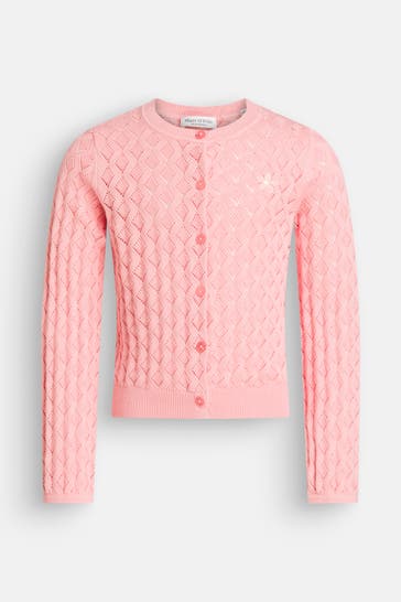 MARC O'POLO Strickjacke lachs