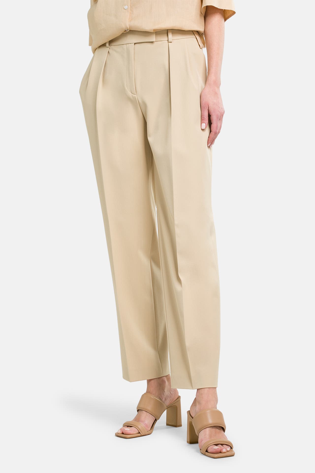 HUGO Stoffhose 'Hanifa' beige, Bild 1