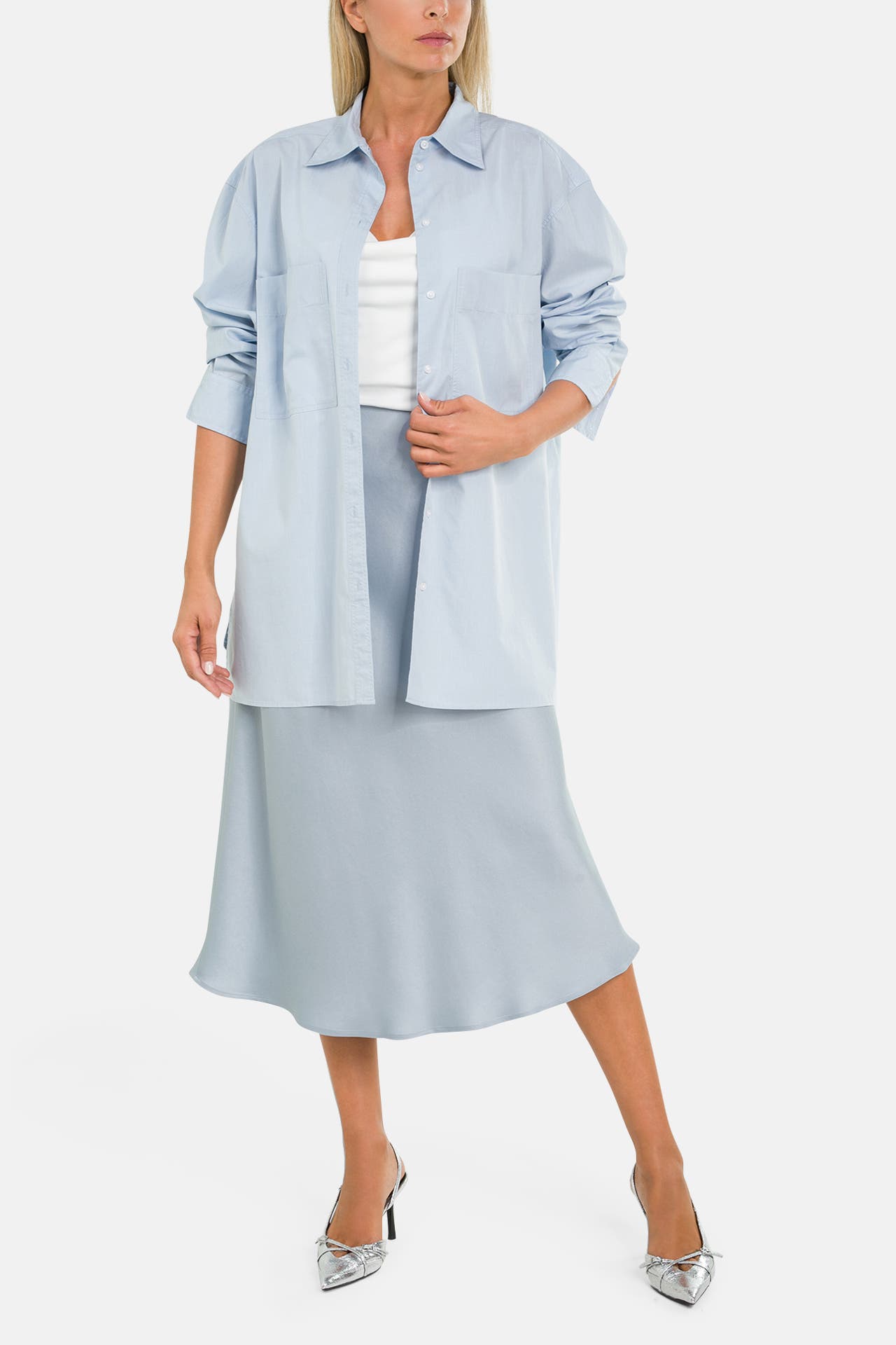 BOSS Bluse 'Benger' hellblau, Bild 1