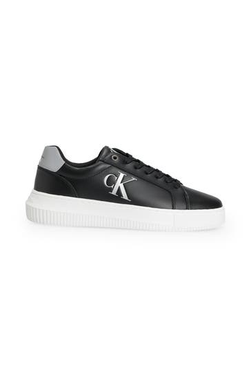 CALVIN KLEIN Ledersneaker 'Serafina' schwarz