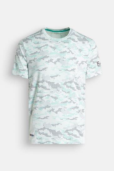 EA7 T-Shirt gemustert