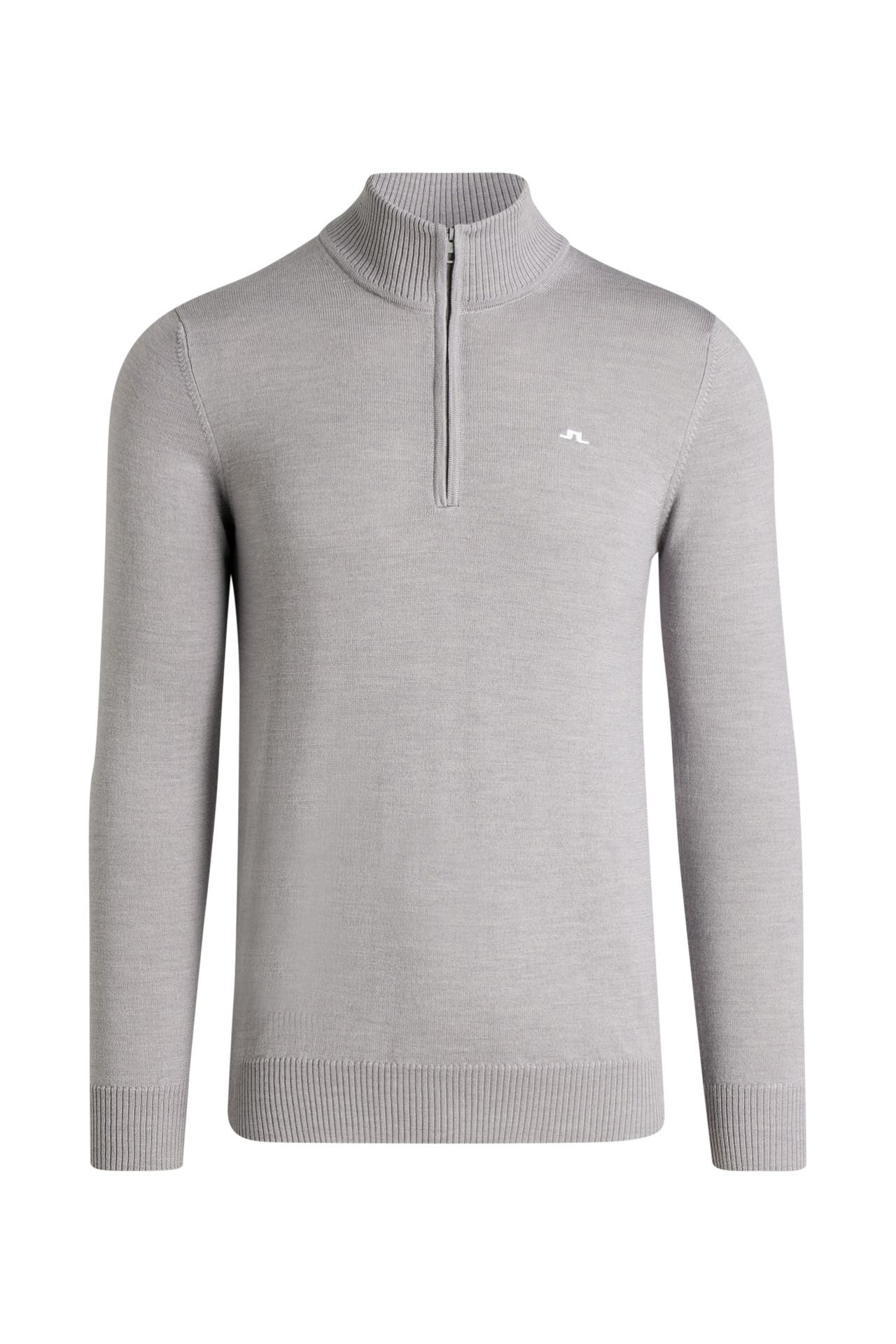 J.LINDEBERG SPORTSWEAR Strick-Troyer 'Kian' hellgrau, Bild 1