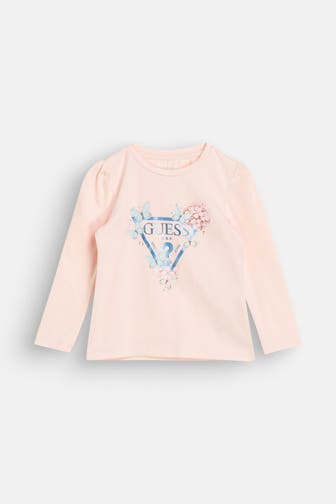 GUESS Langarmshirt puderrosa
