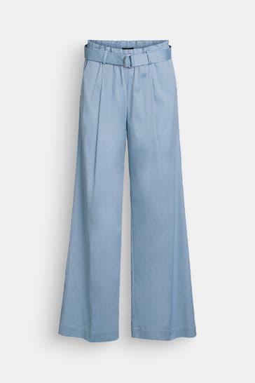 WINDSOR. Stoffhose taubenblau