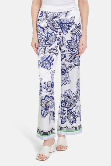 HERZENSANGELEGENHEIT Seidenmixhose gemustert