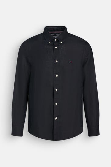 TOMMY HILFIGER Leinenhemd Regular Fit