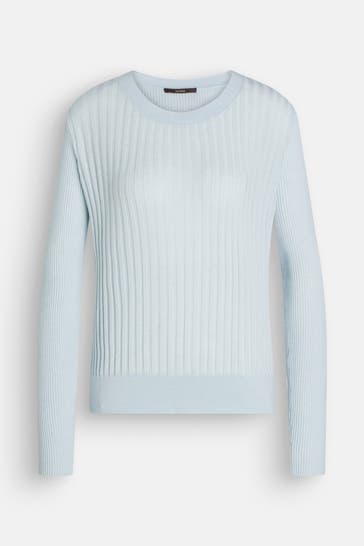 WINDSOR. Wollpullover hellblau