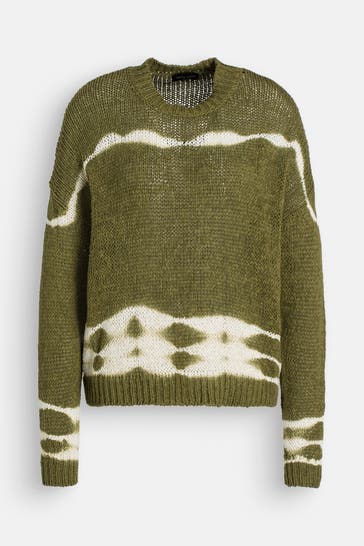 ROBERTO COLLINA Strickpullover oliv