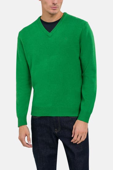 HACKETT - Wollpullover grün