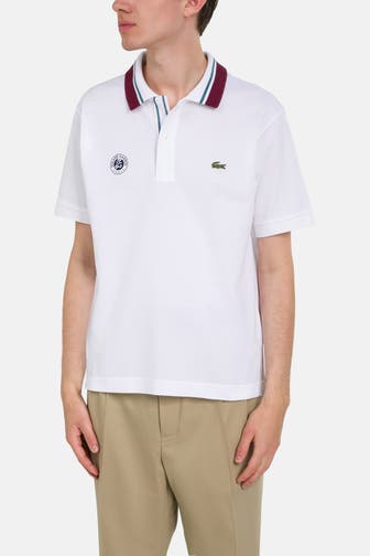 LACOSTE Polo-Shirt weiß unisex