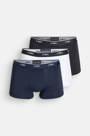 EMPORIO ARMANI 3er-Pack Boxer Trunks mehrfarbig