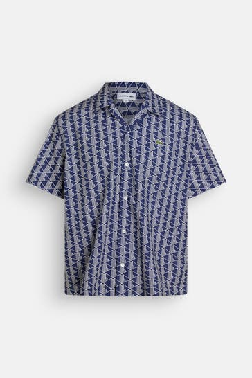 LACOSTE Kurzarmhemd gemustert