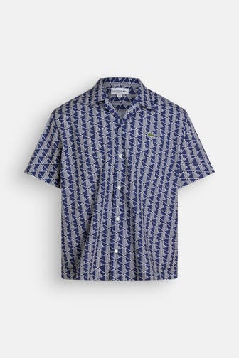 LACOSTE Kurzarmhemd gemustert