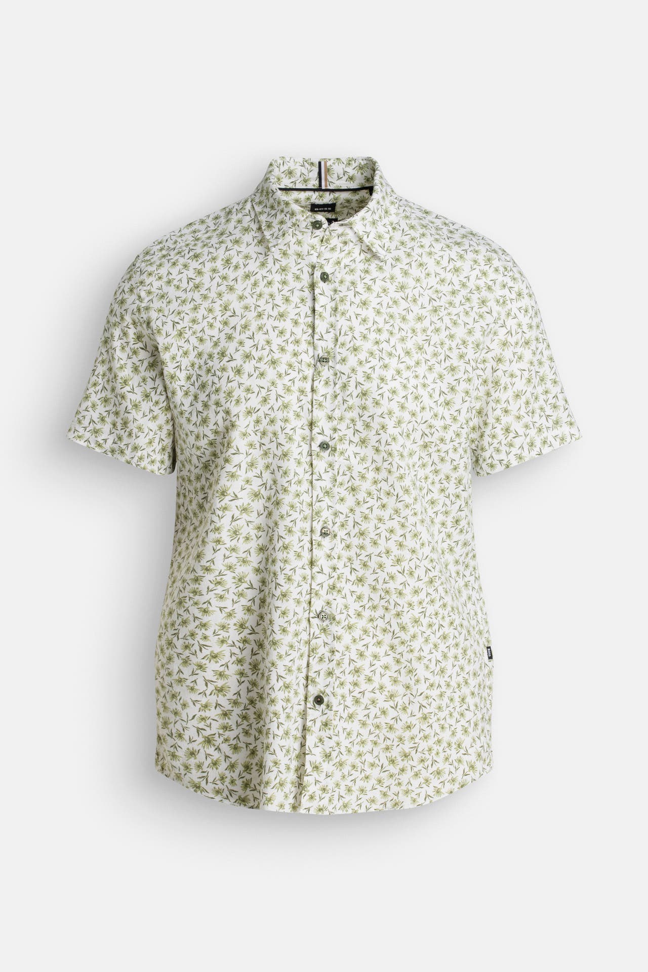 BOSS Leinenmix-Kurzarmhemd Slim Fit, Bild 1