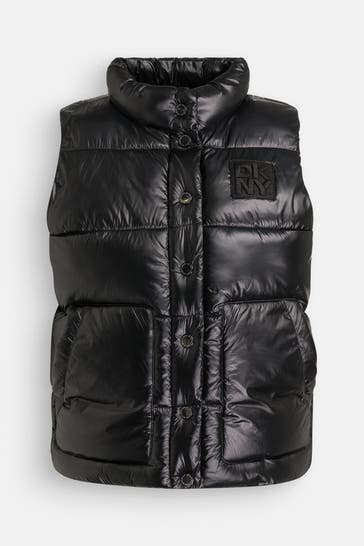 DKNY Steppweste schwarz