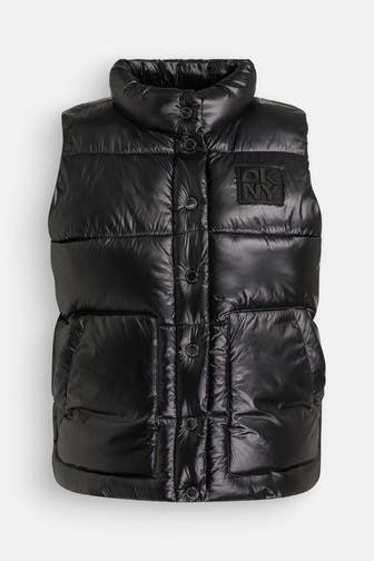 DKNY Steppweste schwarz