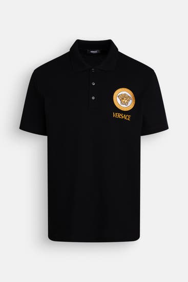 VERSACE - Polo-Shirt schwarz