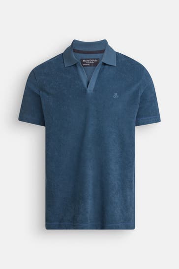 MARC O'POLO Polo-Shirt graublau