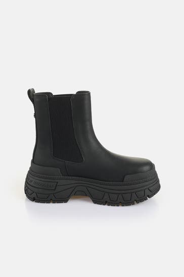 BUFFALO Chelsea-Boots 'Fusion' schwarz