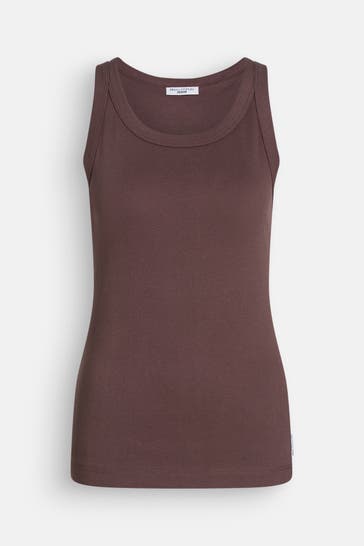 MARC O'POLO DENIM Top dunkelbraun