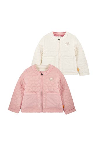 STEIFF Wendejacke rosa-beige