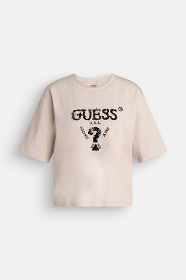 GUESS T-Shirt 'Aurelie' greige