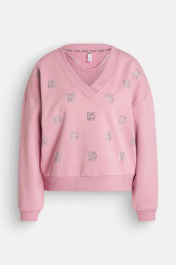 DKNY Sweatshirt altrosa