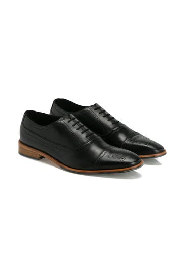 GORDON & BROS Oxfords 'Broke' schwarz