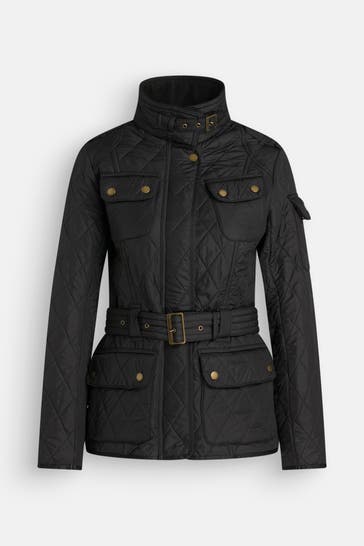 BARBOUR INTERNATIONAL Light-Steppjacke 'Internat' schwarz