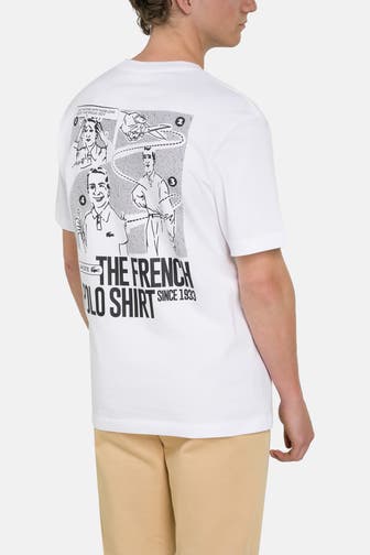 LACOSTE T-Shirt weiß