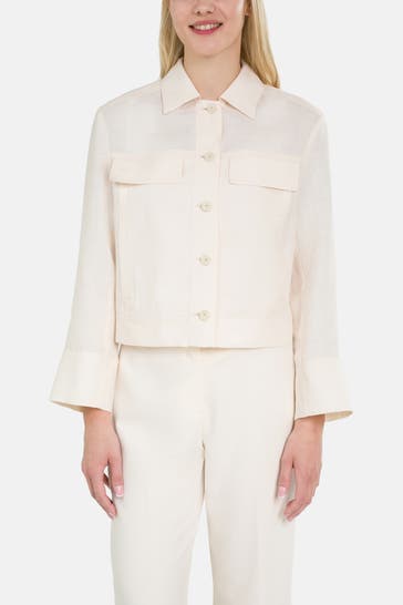 RIANI Leinenjacke ecru