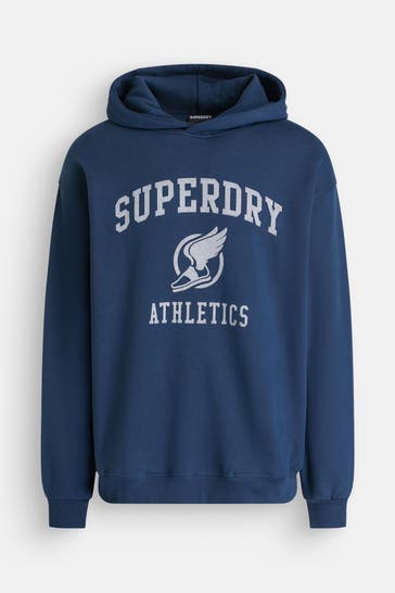 SUPERDRY Hoodie graublau
