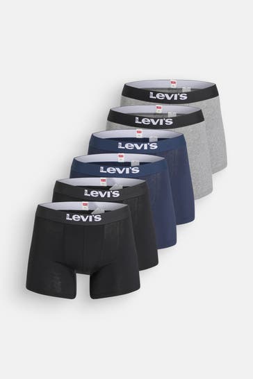 LEVI'S® 6er-Pack Boxer Trunks mehrfarbig