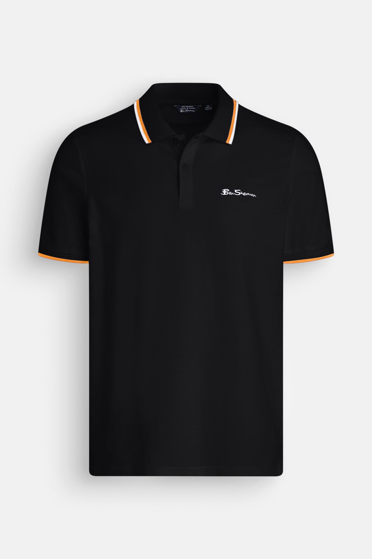 BEN SHERMAN Polo-Shirt schwarz, Bild 1