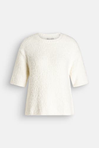 MARC O'POLO Strickshirt weiß