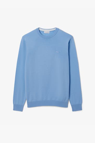 LACOSTE Wollpullover hellblau