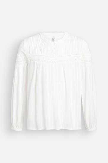 PEPE JEANS Blusenshirt weiß