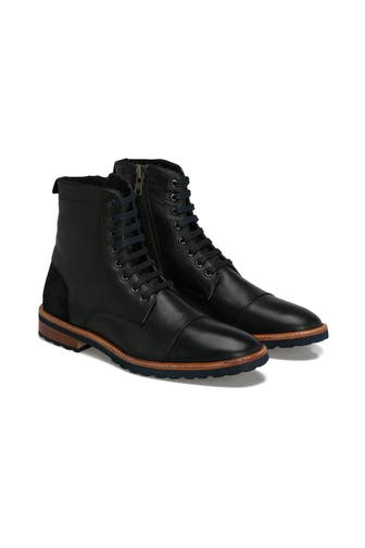 GORDON & BROS Schnürstiefel 'Alessio' schwarz